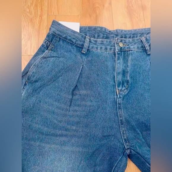 Equinox Denim Trousers Jeans Wide Leg High Rise Kate Deep Pleat Jeans size 30 - Picture 4 of 9